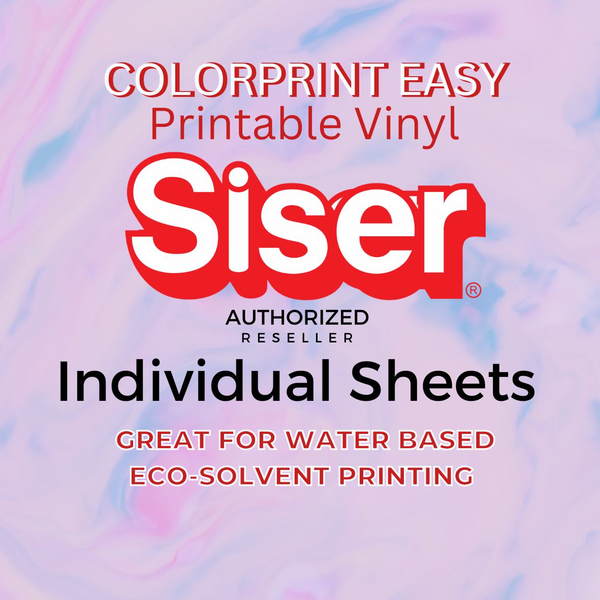 Siser ColorPrint Easy Printable HTV by the sheet